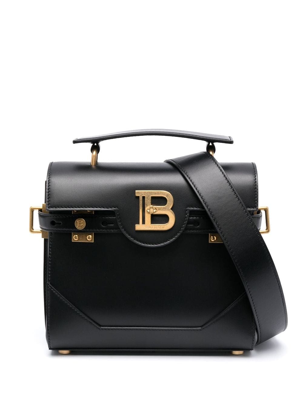 Balmain B-Buzz 23 leather tote bag