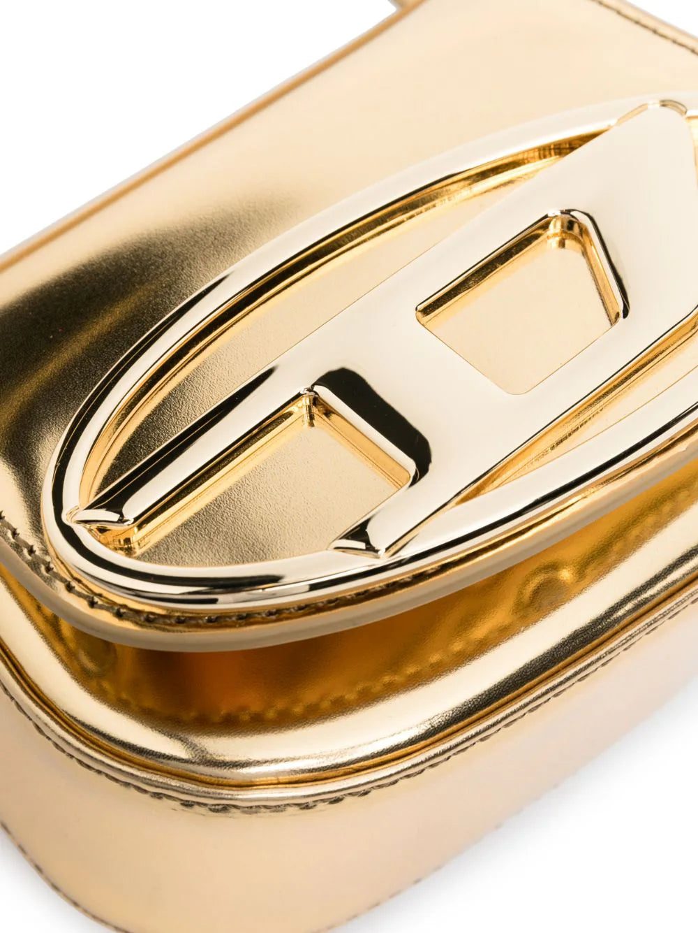 Diesel small 1DR metallic-effect crossbody bag - Image 4