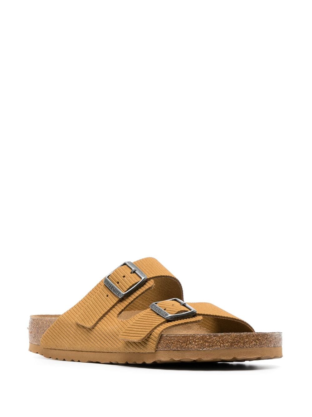 Birkenstock double-strap corduroy suede sandals - Image 3