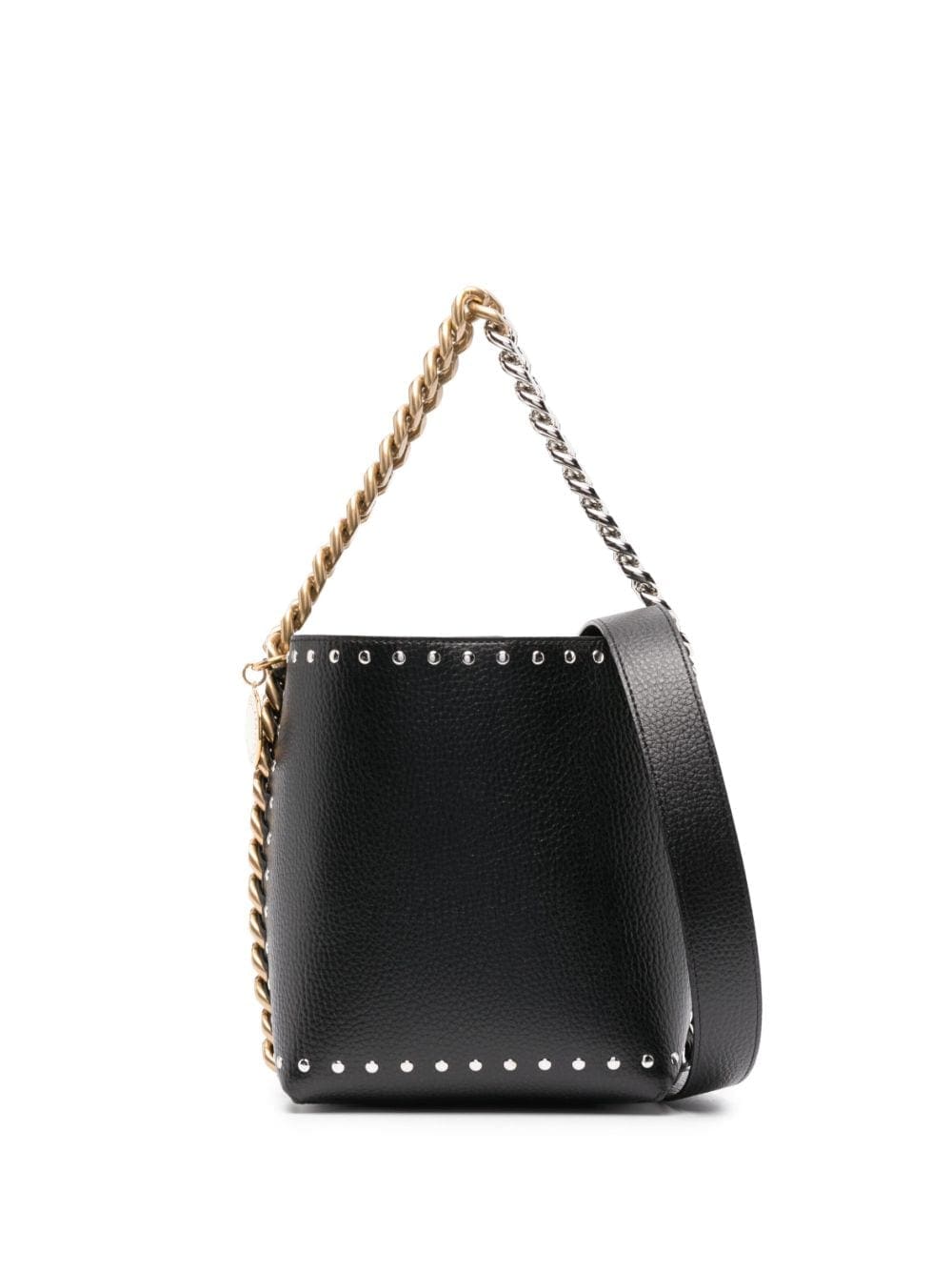 Stella McCartney Frayme studded bucket bag