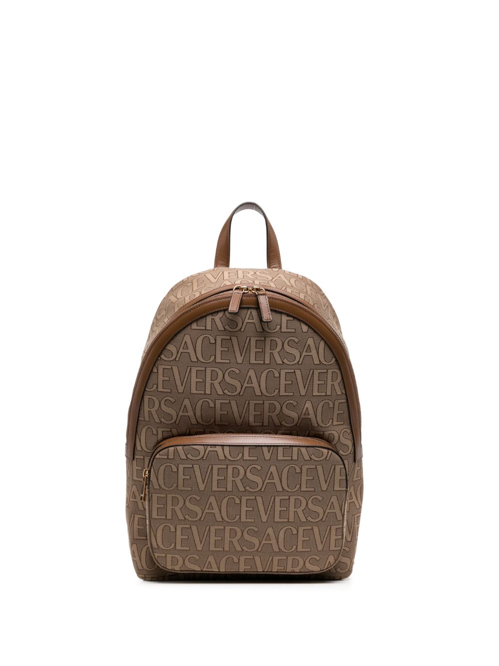 Versace Allover logo-jacquard backpack