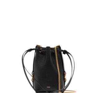 Chloé micro Marcie leather bucket bag