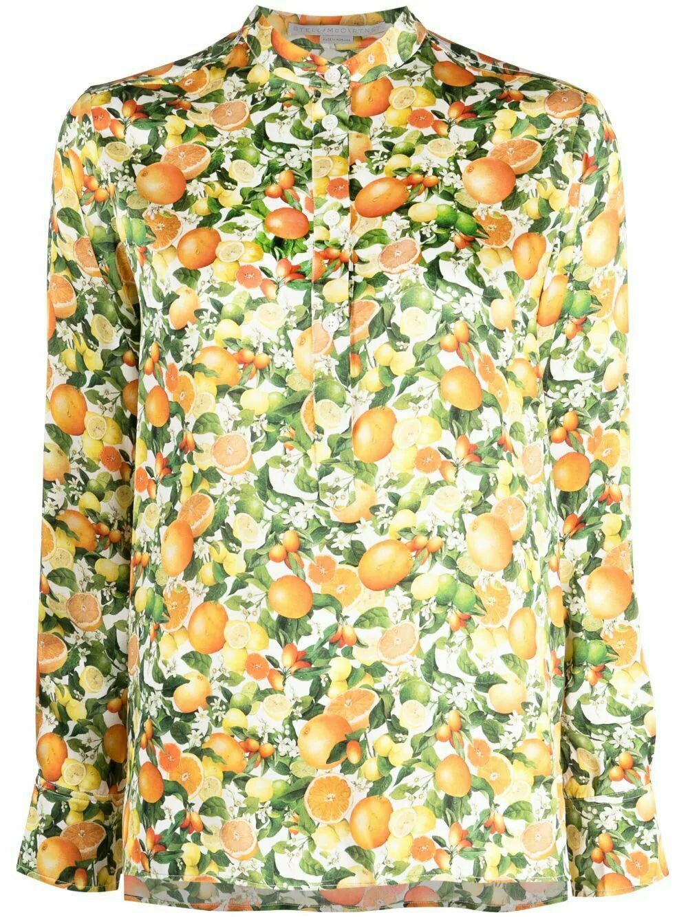 Stella McCartney floral-print silk shirt
