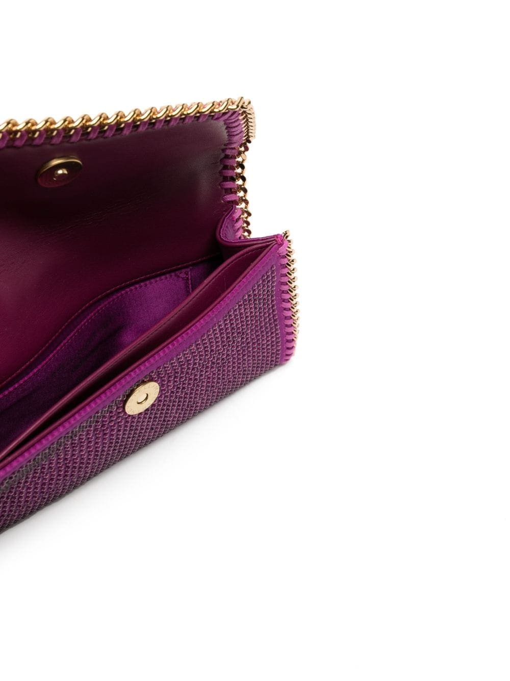Stella McCartney Falabella crystal-embellished clutch - Image 4