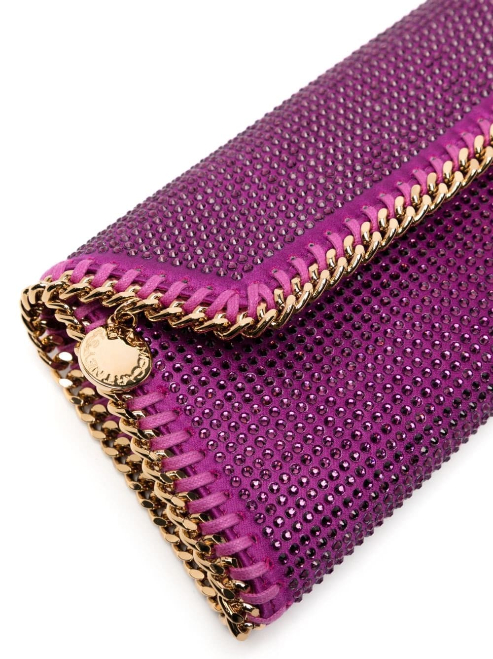 Stella McCartney Falabella crystal-embellished clutch - Image 3