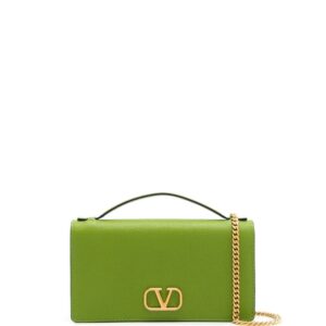 Valentino Garavani VLogo Signature leather wallet-on-chain