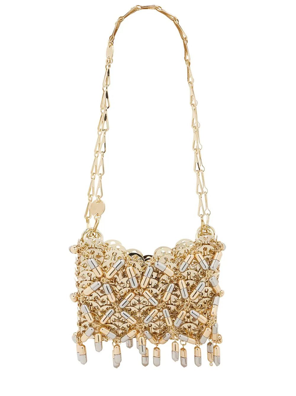 Rabanne Nano 1969 Pill chainmail shoulder bag
