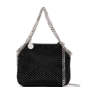 Stella McCartney Falabella crystal-embellished shoulder bag