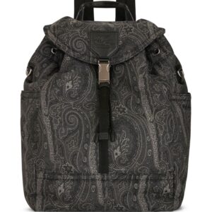 ETRO Pegaso-motif paisley-print backpack