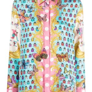Versace  Butterflies silk shirt