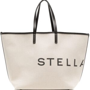 Stella McCartney logo-print cotton tote bag