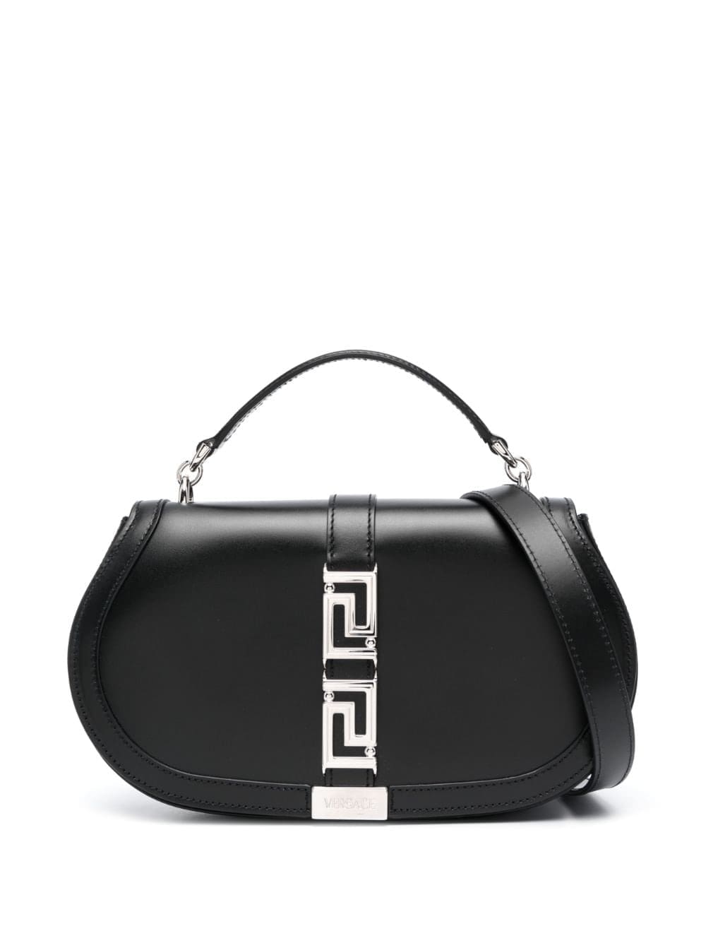 Versace Greca Goddess leather shoulder bag