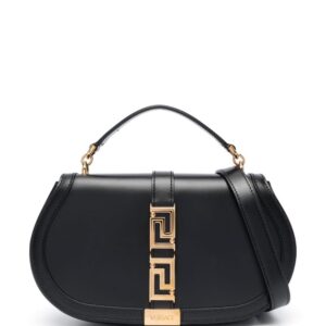 Versace Greca Goddess leather shoulder bag
