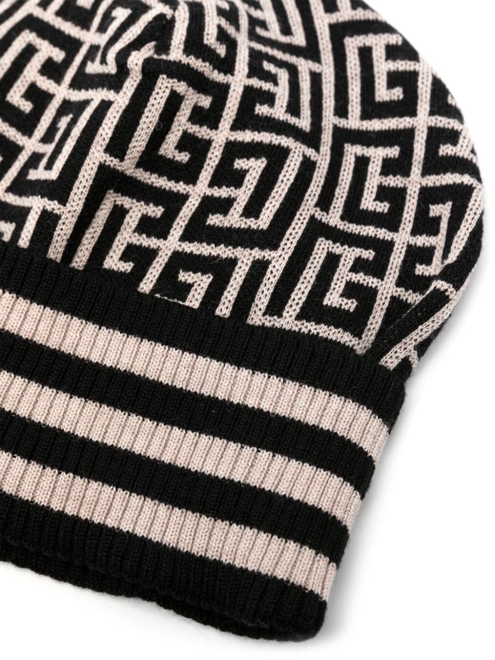 Balmain logo-jacquard wool beanie - Image 2