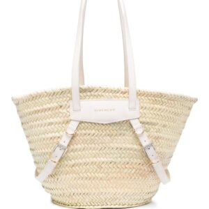 Givenchy medium Voyou raffia tote bag