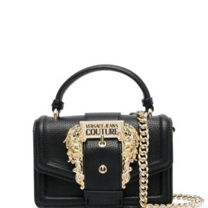 Versace Jeans Couture logo-buckle faux-leather tote bag