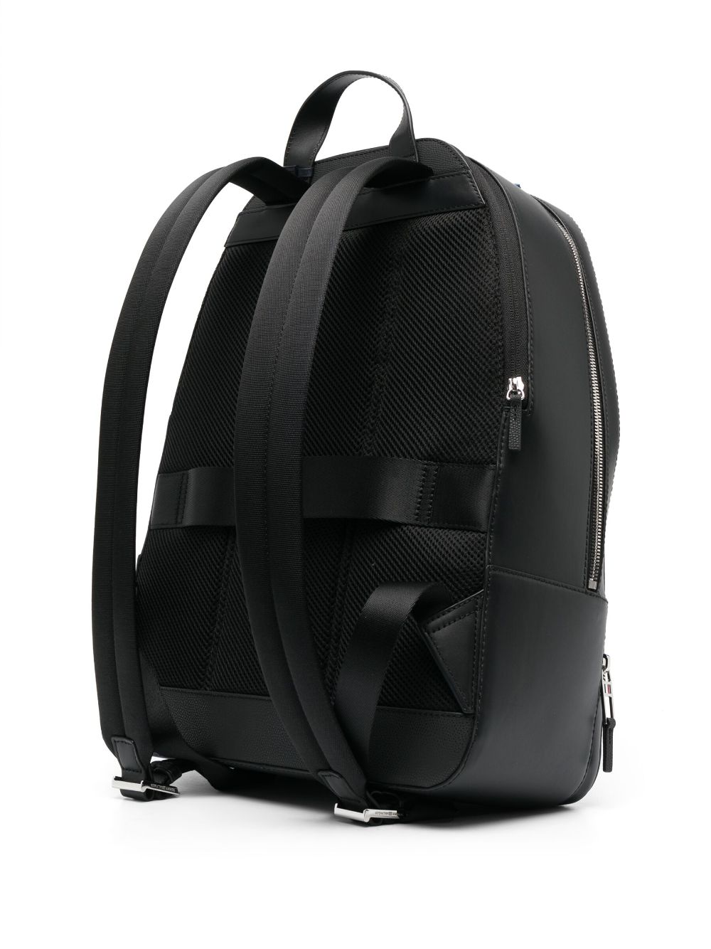 Tommy Hilfiger logo-strap leather backpacks - Image 3