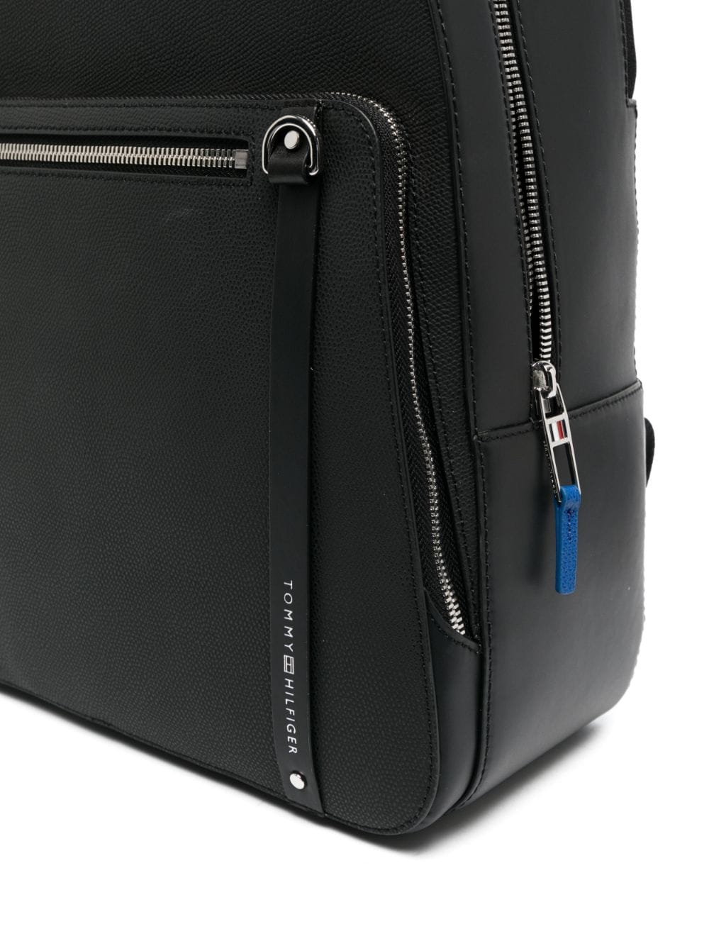 Tommy Hilfiger logo-strap leather backpacks - Image 4