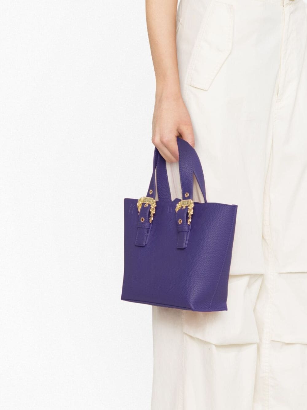 Versace Jeans Couture logo-buckle tote bag - Image 3