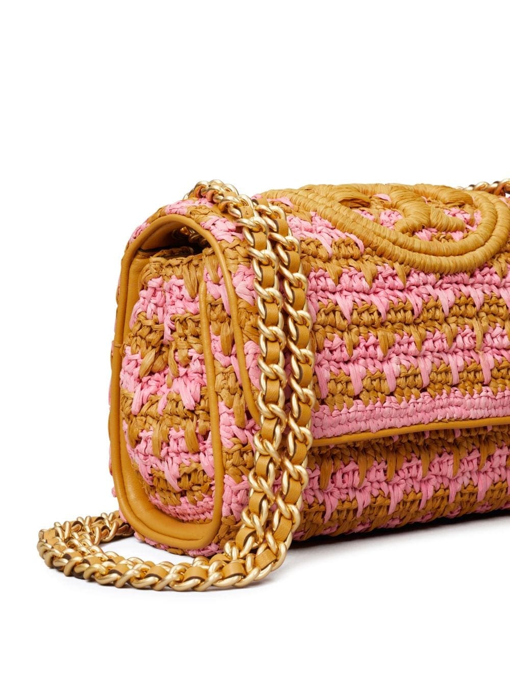 Tory Burch small Fleming crochet-knit shoulder bag - Image 3