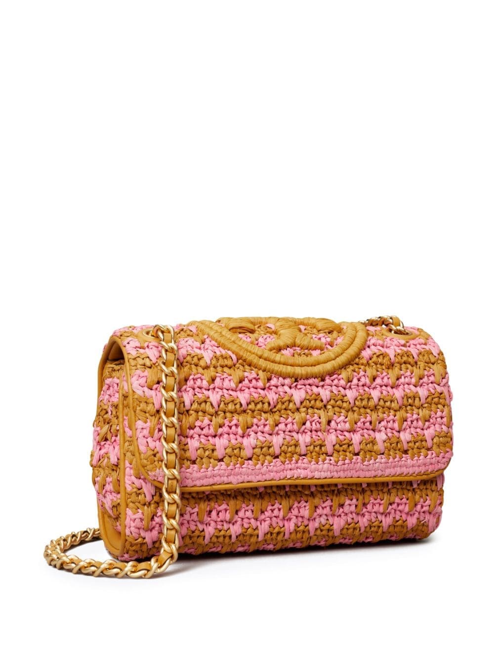 Tory Burch small Fleming crochet-knit shoulder bag - Image 2