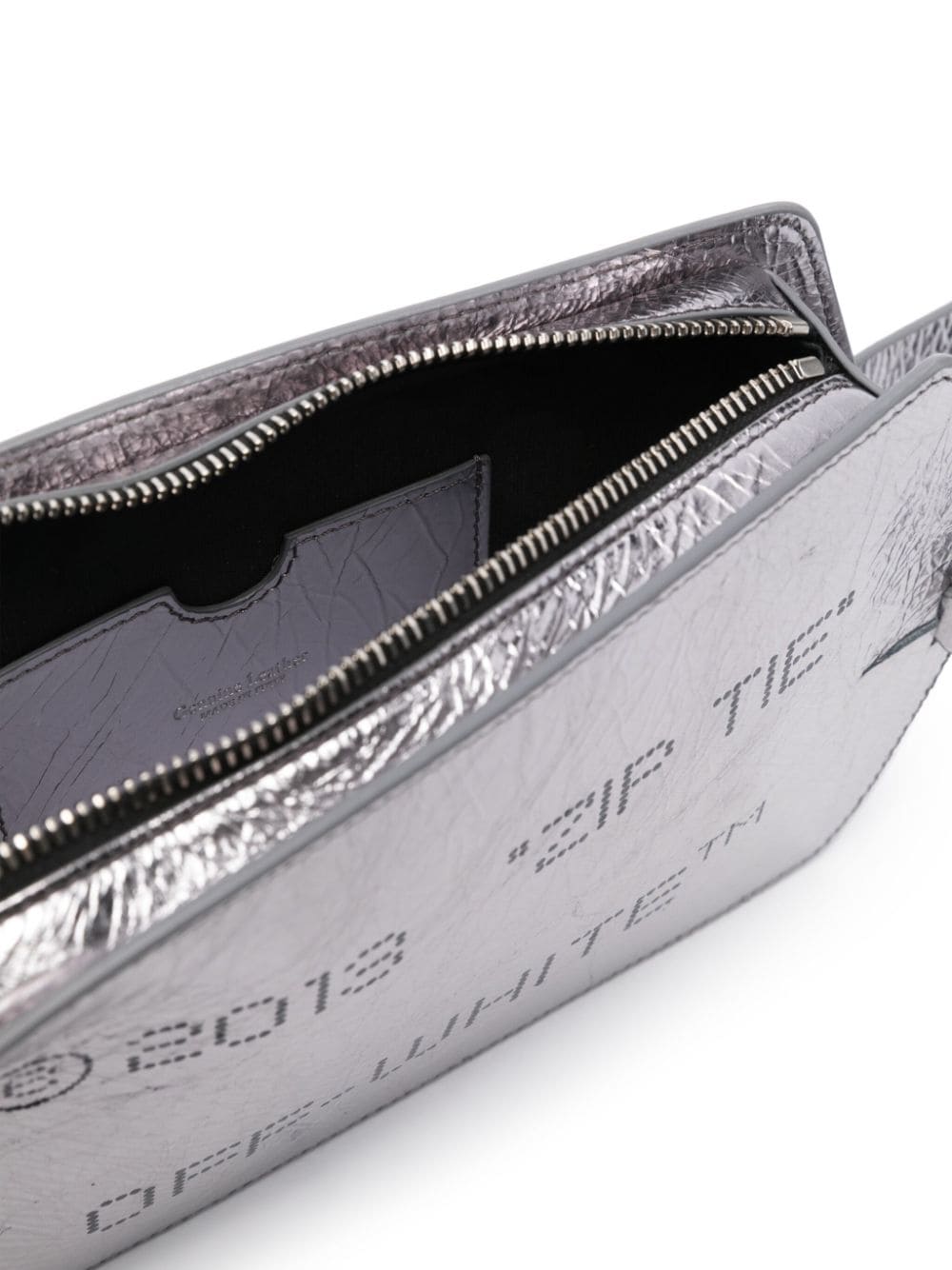 Off-White medium Zip Tie clutch bag - Image 5