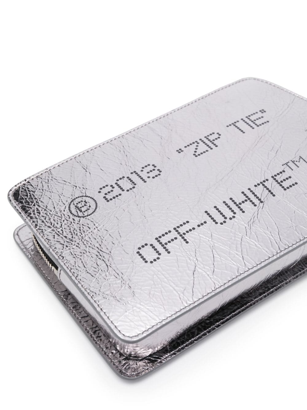 Off-White medium Zip Tie clutch bag - Image 4