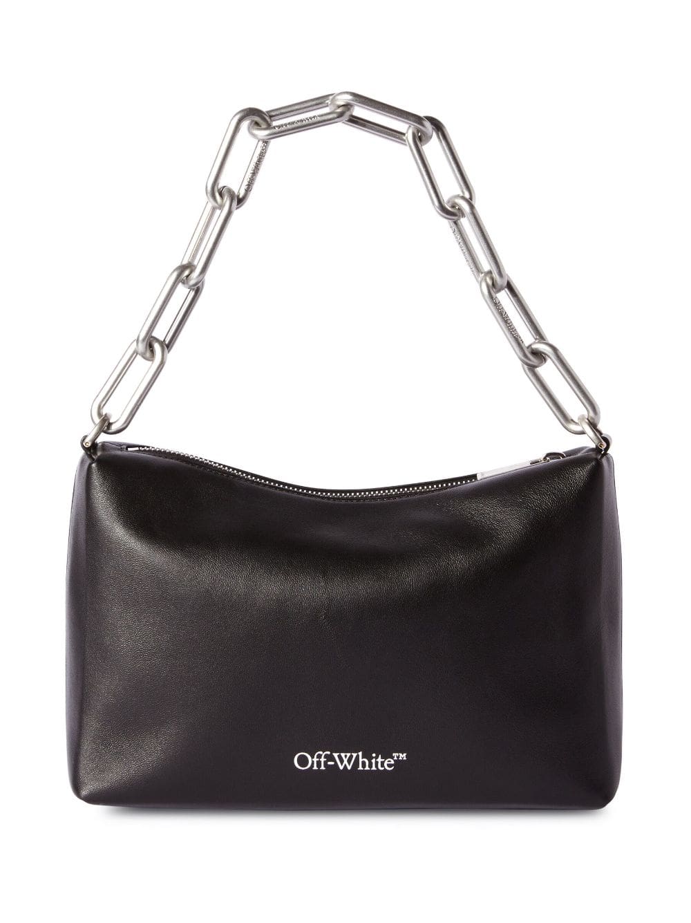 Off-White Block Pouch Quote clutch bag - Image 3