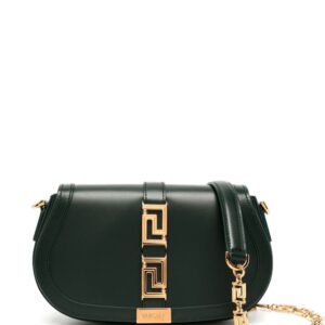 Versace Greca Goddess leather shoulder bag