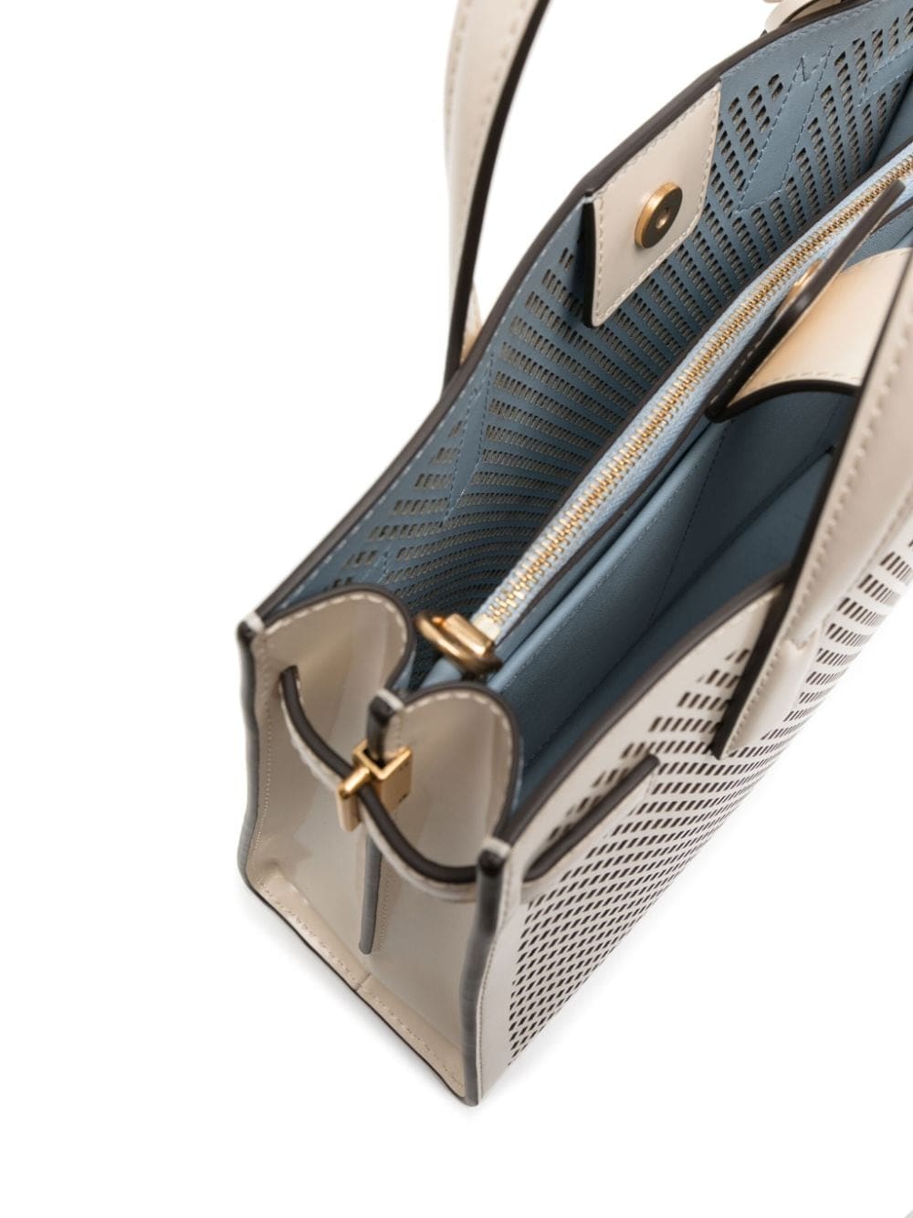 Tory Burch small Robinson perforated tote bag - Image 5