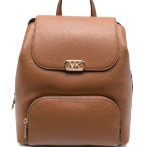 Michael Michael Kors logo-plaque leather backpack