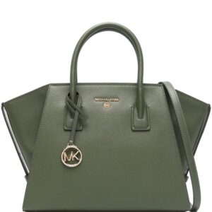 Michael Michael Kors large Avril logo-lettering leather tote bag