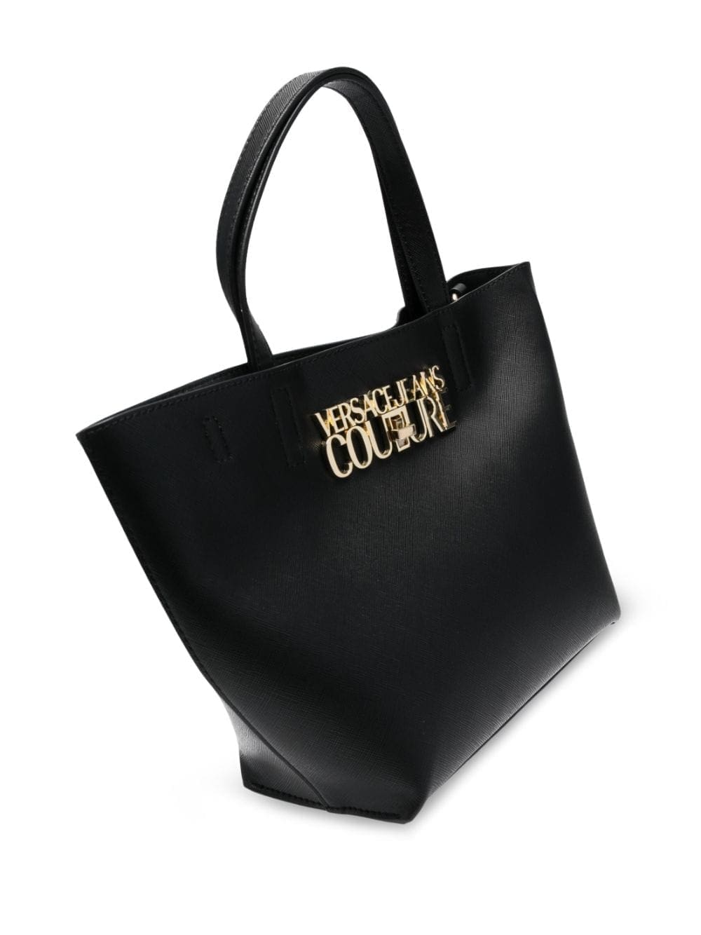 Versace Jeans Couture logo-plaque faux-leather tote bag - Image 5