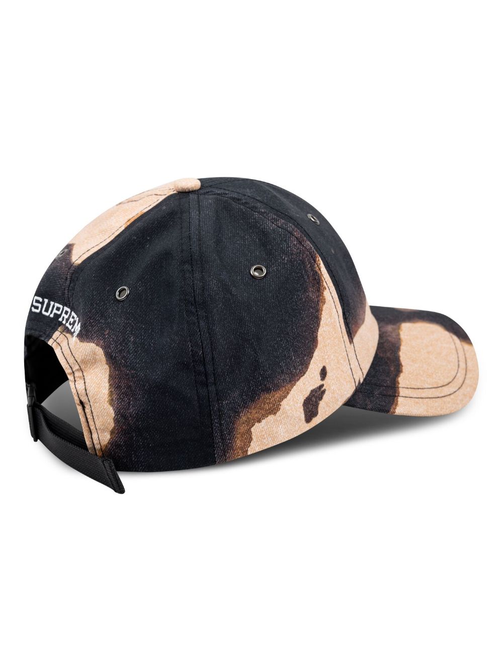Supreme x TNF bleached denim print 6-panel cap - Image 2