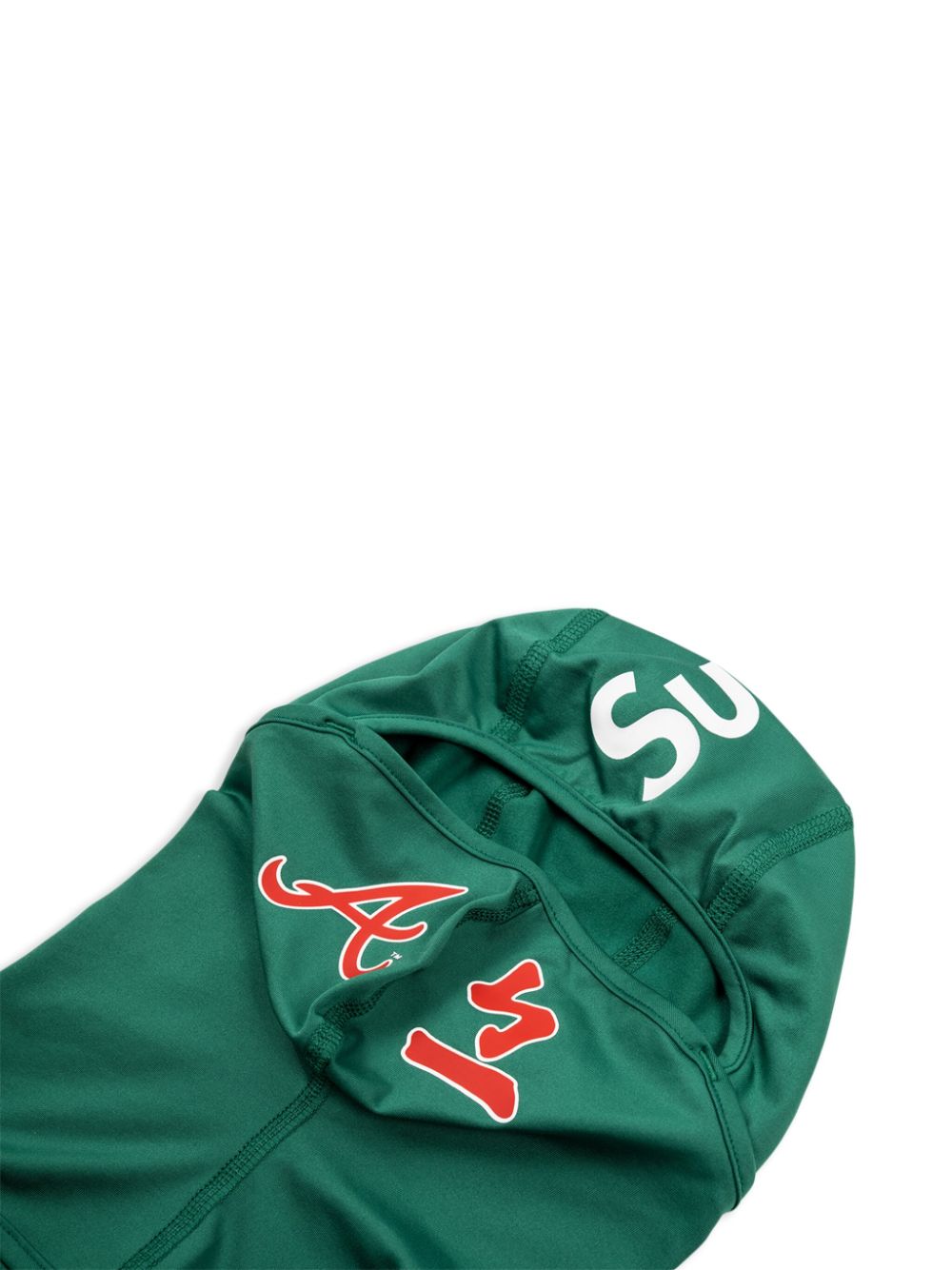 Supreme x MLB Kanji Teams Atlanta Braves "Light Pine" lightweight balaclava - Image 3