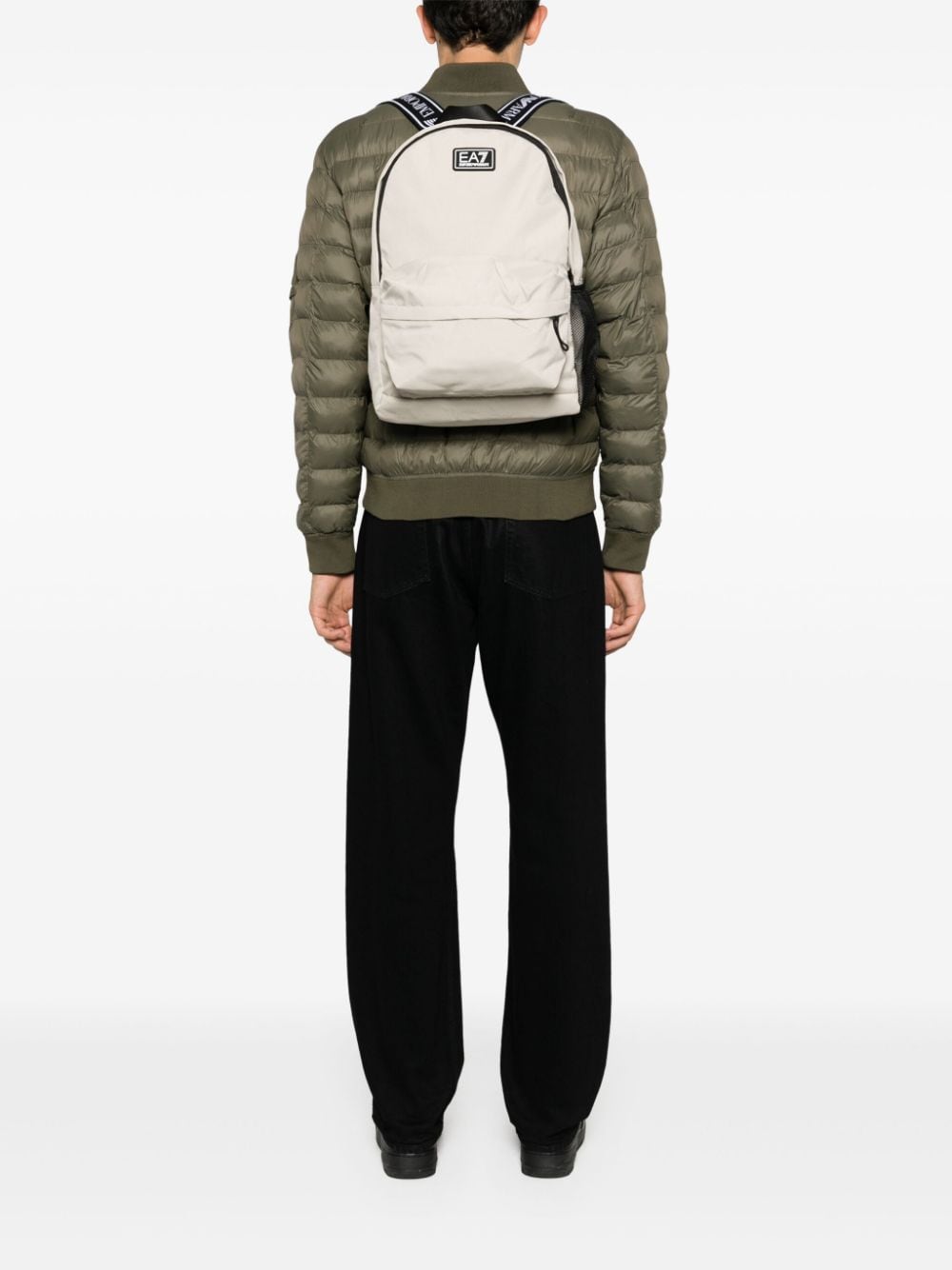 EA7 Sports logo-appliqué backpack - Image 2
