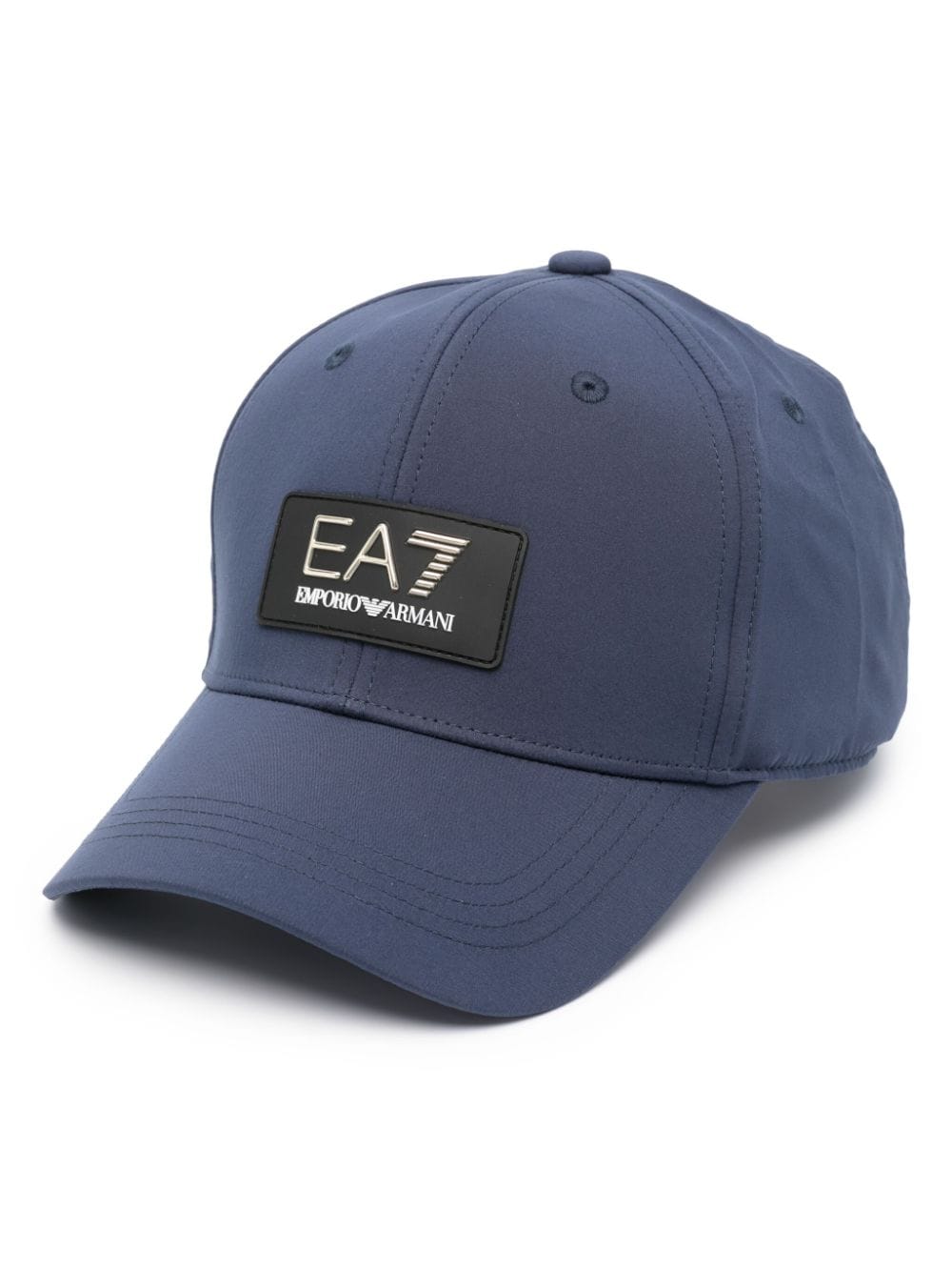 Ea7 Emporio Armani logo-appliqué baseball cap