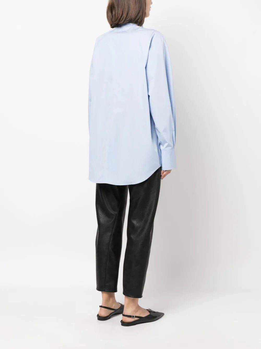 Stella McCartney oversized long-sleeve cotton shirt - Image 4