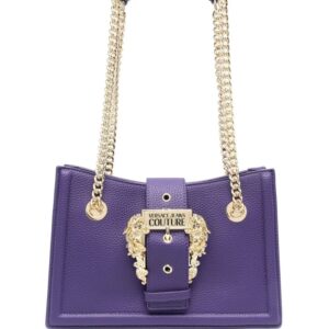 Versace Jeans Couture Baroque-buckle shoulder bag