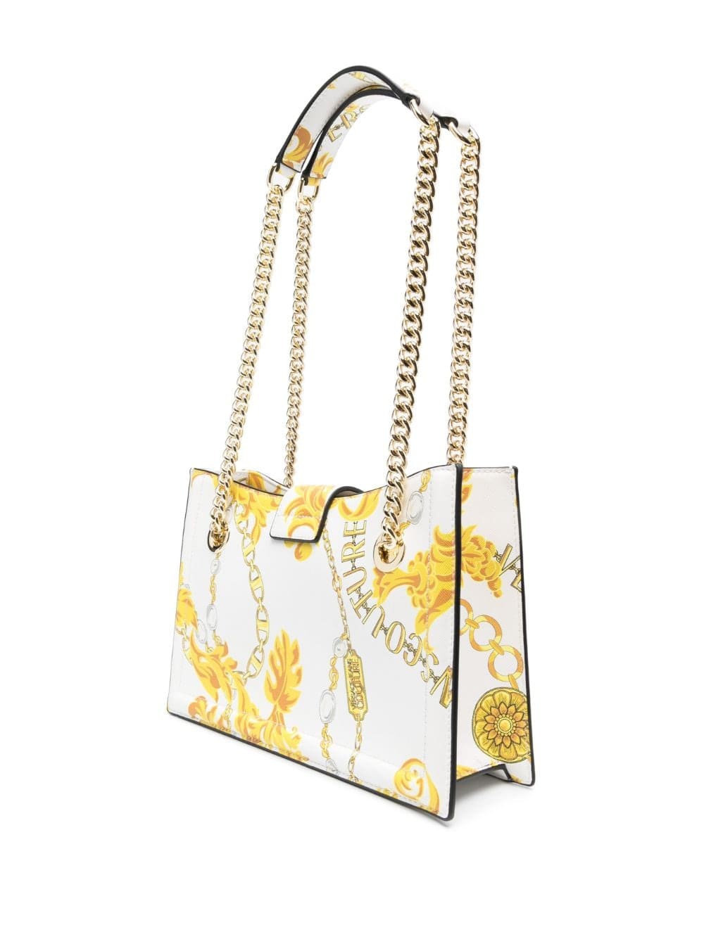 Versace Jeans Couture baroque-print faux-leather shoulder bag - Image 4