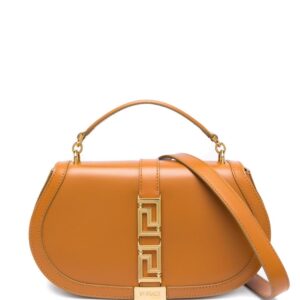 Versace Greca Goddess leather shoulder bag