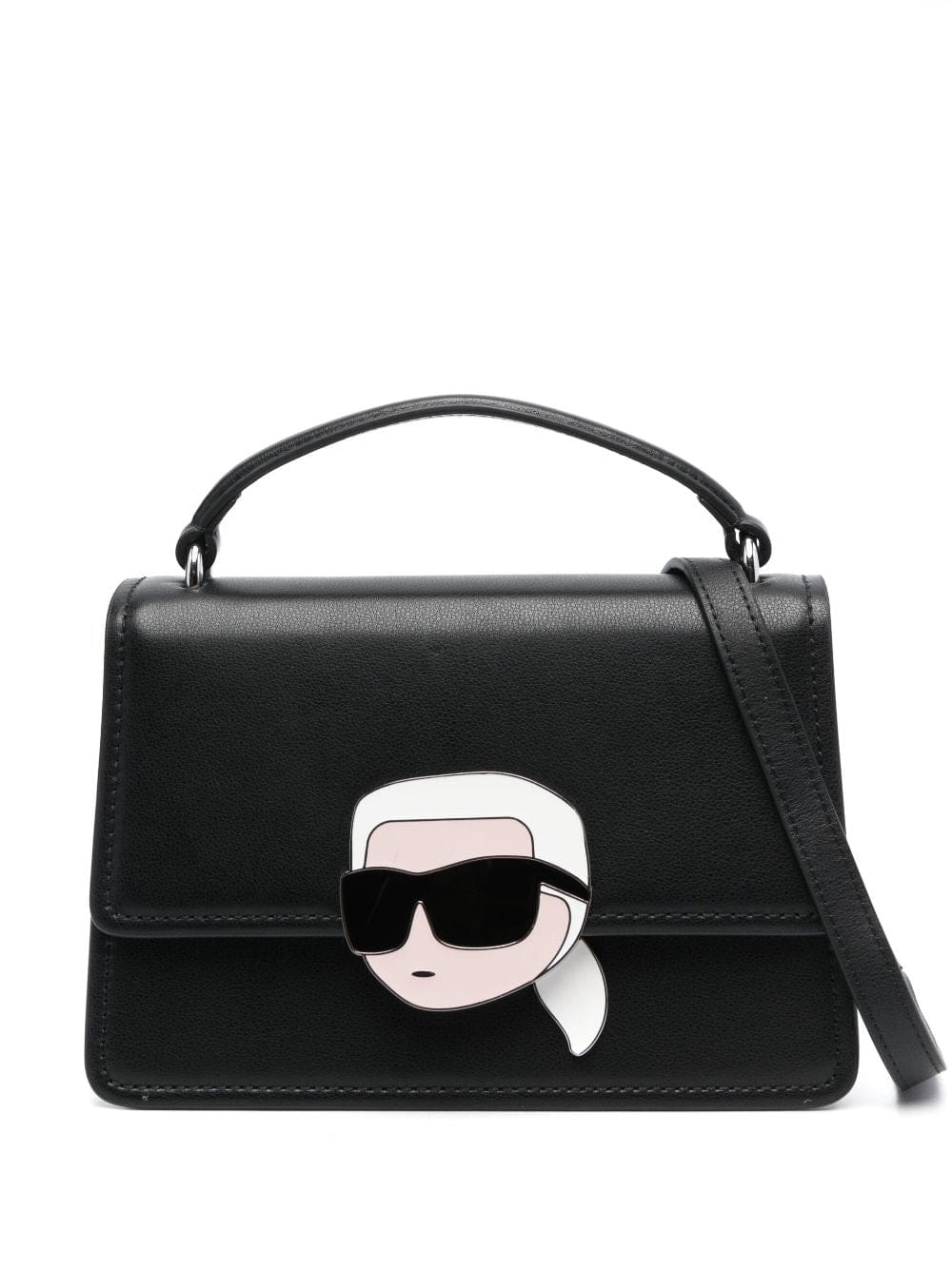 Karl Lagerfeld Ikonik Lock leather crossbody bag