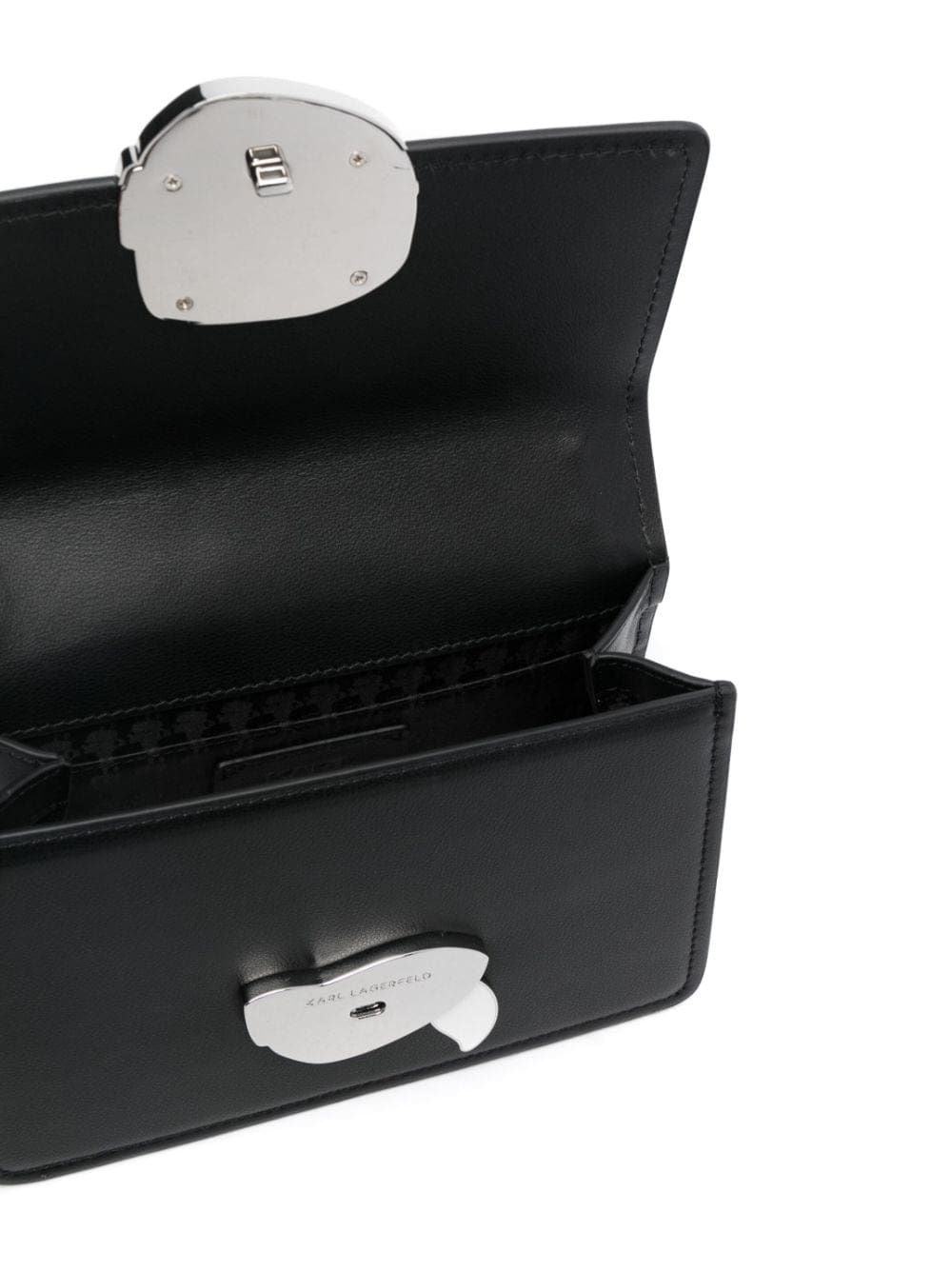 Karl Lagerfeld Ikonik Lock leather crossbody bag - Image 5