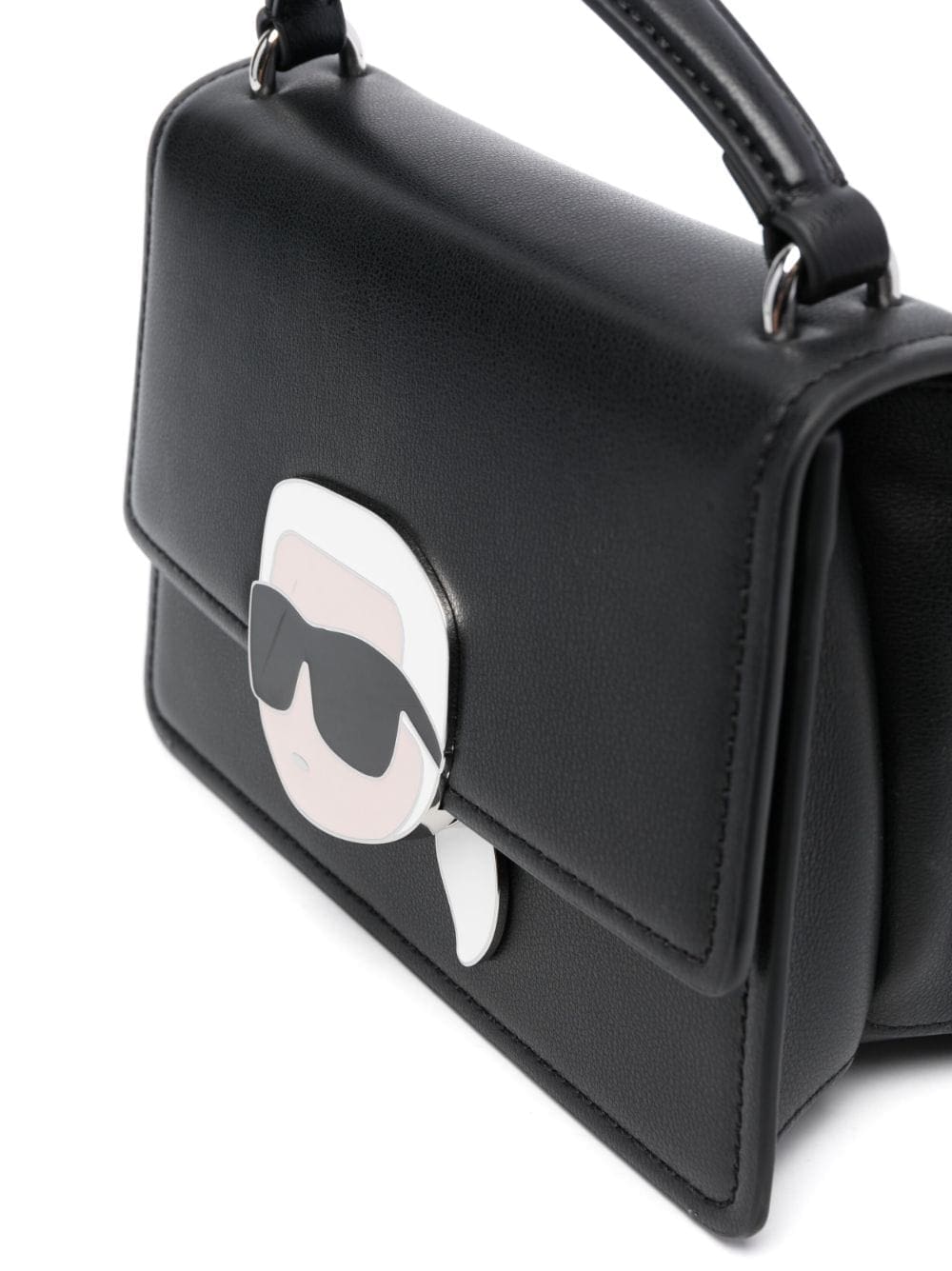 Karl Lagerfeld Ikonik Lock leather crossbody bag - Image 4