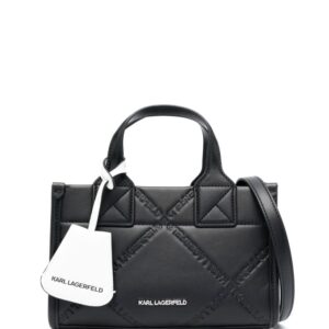 Karl Lagerfeld small K/Skuare logo-embossed tote bag