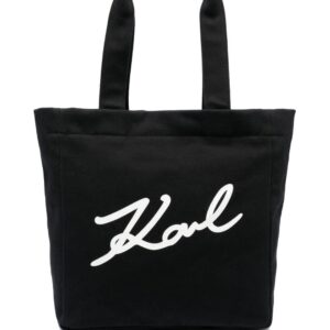 Karl Lagerfeld K/Signature canvas tote bag