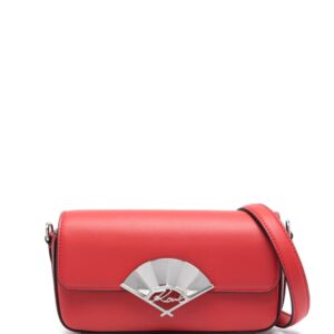 Karl Lagerfeld K/Signature Fan leather crossbody bag