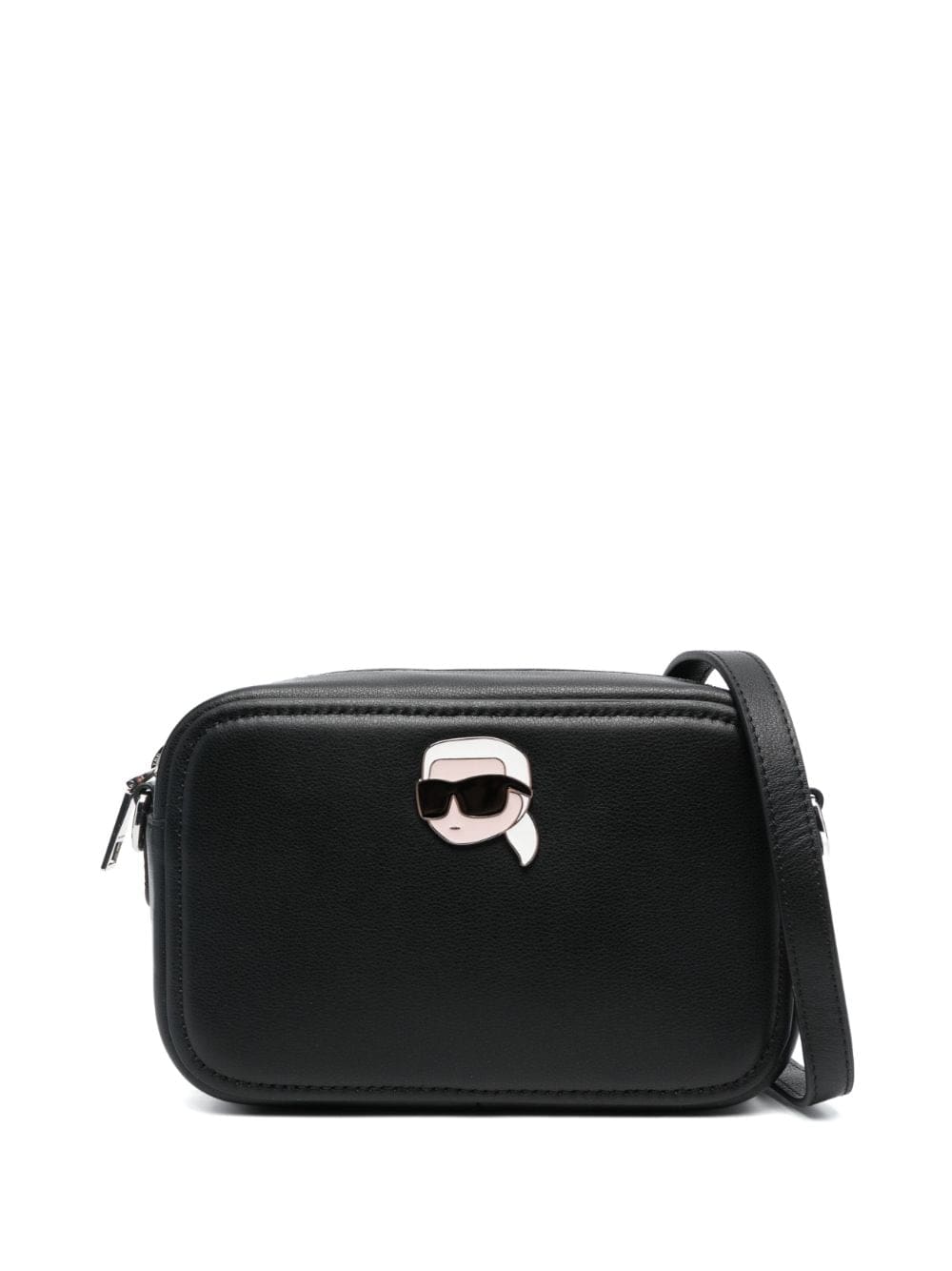 Karl Lagerfeld Ikonik Pin leather camera bag