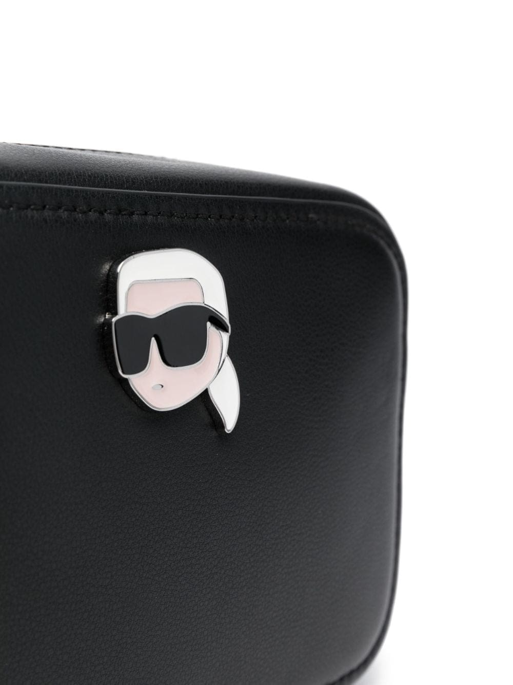 Karl Lagerfeld Ikonik Pin leather camera bag - Image 4