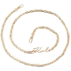 Karl Lagerfeld Signature chain-link shoulder strap